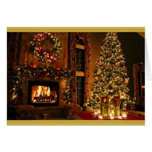 Frohe Weihnachten für Sie und Ihre (Vorderseite (Horizontal))