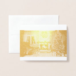 Frohe Weihnachten für Sie und Ihre Foil Card Folienkarte