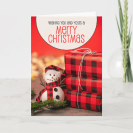 Frohe Weihnachten für Sie und Ihre Niedliche Schne