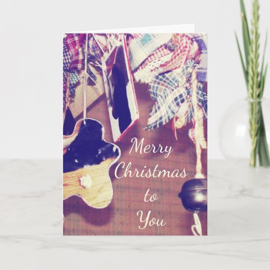 Frohe Weihnachten für Sie Weihnachtskarte (Vorderseite)