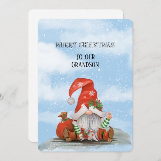 Frohe Weihnachten für unseren Enkel (Vorne/Hinten)