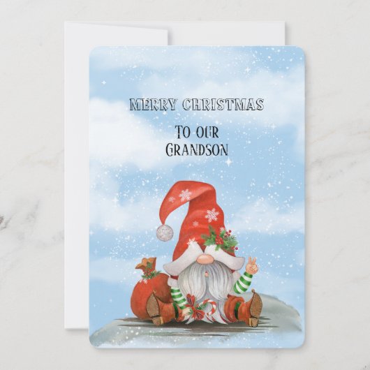 Frohe Weihnachten für unseren Enkel (Vorderseite)