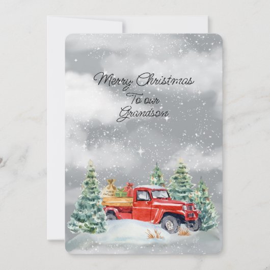 Frohe Weihnachten für unseren Enkel (Vorderseite)