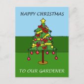 Frohe Weihnachten für unseren Gärtner (Vorderseite)