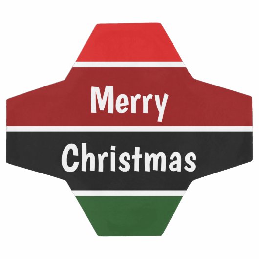 Frohe Weihnachten Fußball (Flach)