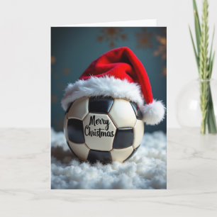 Frohe Weihnachten Fußballkarte Karte