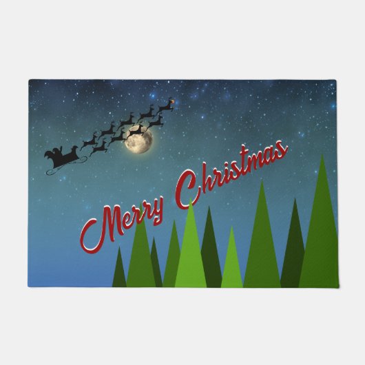 Frohe Weihnachten Fußmatte (Vorderseite)