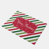 Frohe Weihnachten Fußmatte (Schrägansicht)