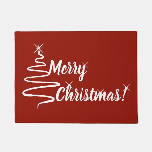 Frohe Weihnachten Fußmatte (Vorderseite)