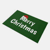 Frohe Weihnachten Fußmatte (Schrägansicht)