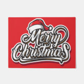 Frohe Weihnachten Fußmatte (Vorderseite)