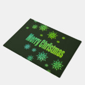 frohe Weihnachten Fußmatte (Schrägansicht)