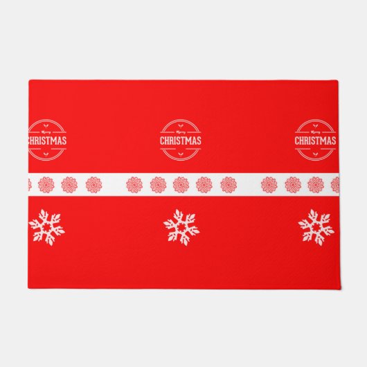 Frohe Weihnachten Fußmatte (Vorderseite)
