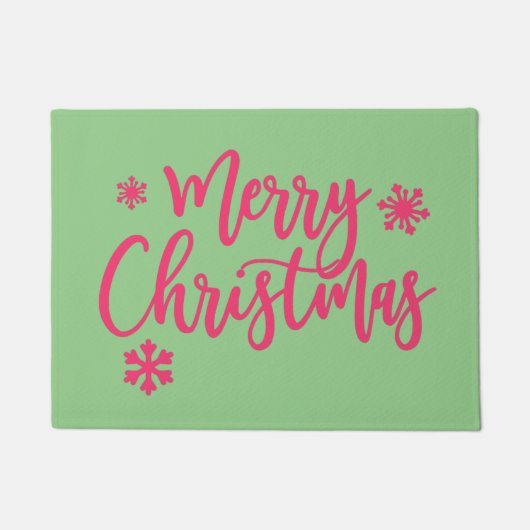 Frohe Weihnachten Fußmatte (Vorderseite)