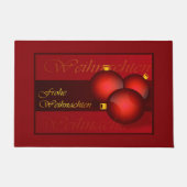 frohe weihnachten fußmatte (Vorderseite)