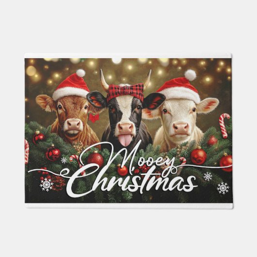 Frohe Weihnachten Fußmatte – Festlicher Willkommen (Vorderseite)