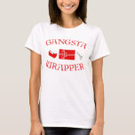 Frohe Weihnachten Gangsta Geschenk Wrapper T - Shi T-Shirt<br><div class="desc">Das ist ein großartiges Shirt zu Weihnachten zu tragen oder als Geschenk zu geben.  Es könnte das ganze Jahr über getragen werden.</div>