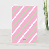 Frohe Weihnachten Gay Retro Rosa | Benutzerdefinie (Rückseite)