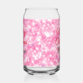 Frohe Weihnachten geben Sie den Namen Rote Funkel Dosenglas (Rechts)