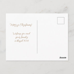 Frohe Weihnachten Geburt Christi Postkarte