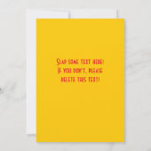 Frohe Weihnachten Geburtstag farbenfrohe Kerzen (Rückseite)