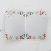 Frohe Weihnachten - Gefaltete Feiertagskarte (Innenseite)