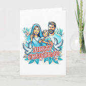 Frohe Weihnachten geklappt Karte (Vorderseite)