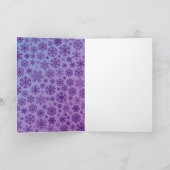 Frohe Weihnachten geklappte Grußkarte Karte (Innenseite)