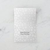 Frohe Weihnachten geklappte Grußkarte Karte (Innenseite)