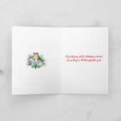 Frohe Weihnachten geklappte Weihnachtskarte (Innenseite)