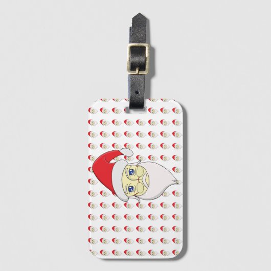 Frohe Weihnachten Gepäckanhänger (Vorderseite Vertikal)