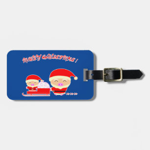 Frohe Weihnachten Gepäckanhänger