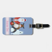 Frohe Weihnachten Gepäckanhänger (Vorderseite horizontal)