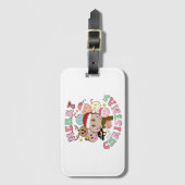 Frohe Weihnachten Gepäckanhänger (Vorderseite Vertikal)