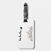 Frohe Weihnachten Gepäckanhänger (Rückseite vertikal)