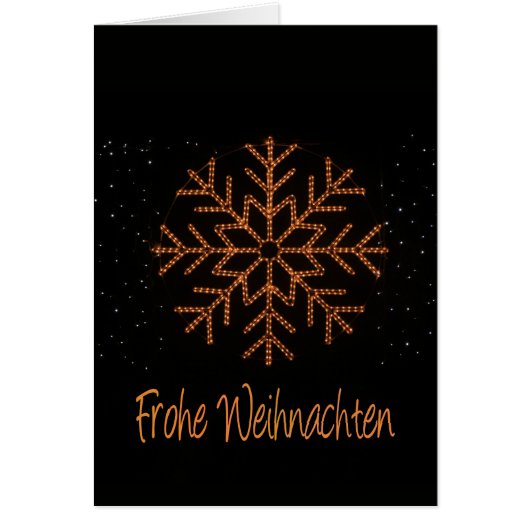 Frohe Weihnachten German Crystal Lights (Vorne)