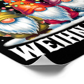 Frohe Weihnachten German Gnome Christmas Decoratio Poster (Ecke)