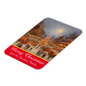 Frohe Weihnachten German Market Greetings Kitsch Magnet (Linke Seite)