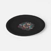 Frohe Weihnachten German Shepherd Classic T - Shir Pappteller (Schrägansicht)