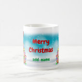 Frohe Weihnachten Germen Shepherd Weihnachtsmannmü Kaffeetasse (Mittel)