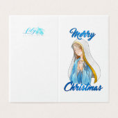 Frohe Weihnachten - Geschenk (Außenseite Aufgefaltet)