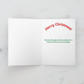 Frohe Weihnachten - Geschenk des Polarfuchses Karte