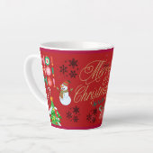 Frohe Weihnachten Geschenk Milchtasse (Linke Ecke)