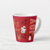 Frohe Weihnachten Geschenk Milchtasse (Rechte Ecke)