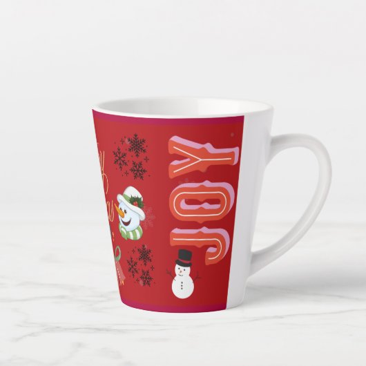 Frohe Weihnachten Geschenk Milchtasse (Rechts)