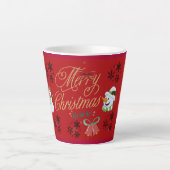 Frohe Weihnachten Geschenk Milchtasse (Vorderseite)