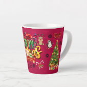 Frohe Weihnachten Geschenk Milchtasse (Rechte Ecke)