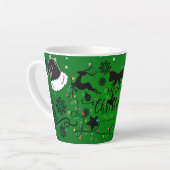 Frohe Weihnachten Geschenk Milchtasse (Linke Ecke)
