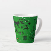 Frohe Weihnachten Geschenk Milchtasse (Rechte Ecke)