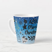 Frohe Weihnachten Geschenk Milchtasse (Linke Ecke)